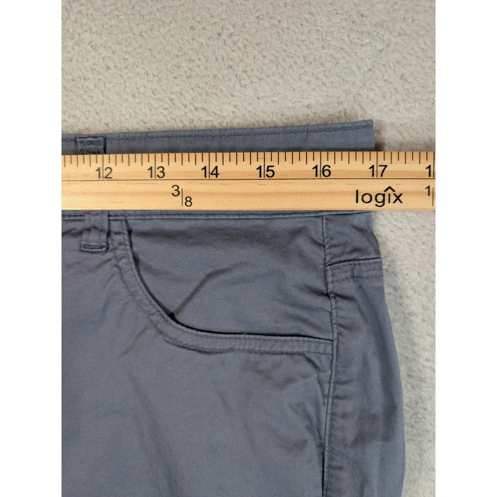 Mugsy Cadets Mens 32x30 Slim Fit Chino Pants Grey Blue Stretch Cotton K7PNNY